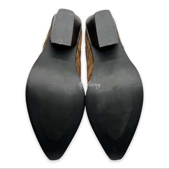 NEW Seven7 Dallas Women's Studded Ankle Boots Faux Suede Booties Size 10 or 11 - Picture 4 of 7